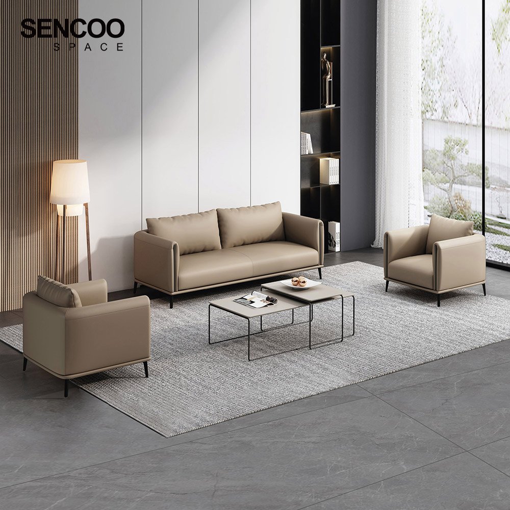 Sectional Couch Living Room Sofas Leather Modern Set Office Sofas
