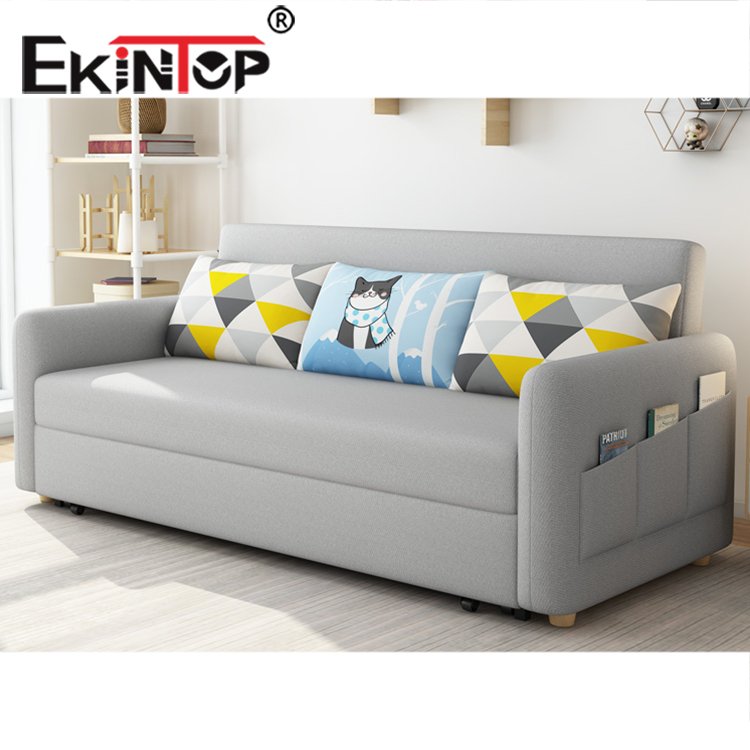 Ekintop hot selling portable folding sofa fabric sofa floor chair folding living Room Office Sofa