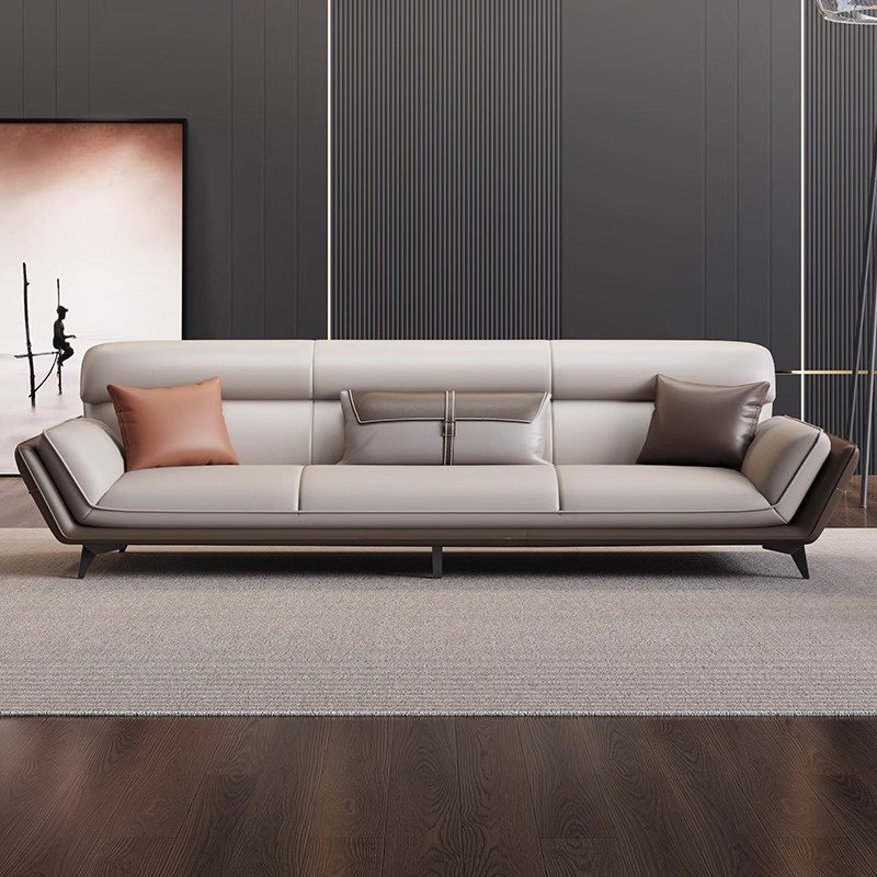 Modern 3+2+1 Seater Couch Customized Leather Luxury Living Room Sofas sectional Leather Office Sofa