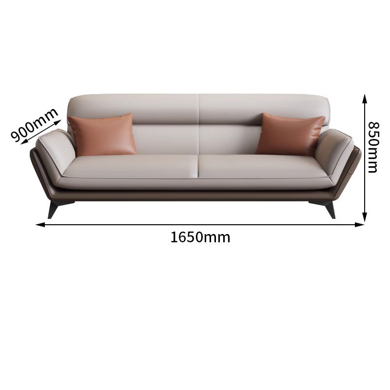 Modern 3+2+1 Seater Couch Customized Leather Luxury Living Room Sofas sectional Leather Office Sofa