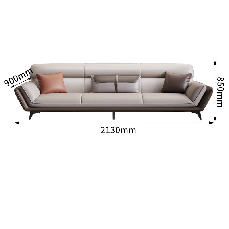Modern 3+2+1 Seater Couch Customized Leather Luxury Living Room Sofas sectional Leather Office Sofa