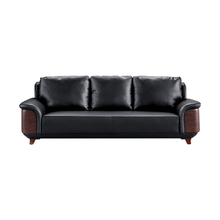 Luxury modern office leather sofa set office furniture waiting room CEO reception leisure office sofa