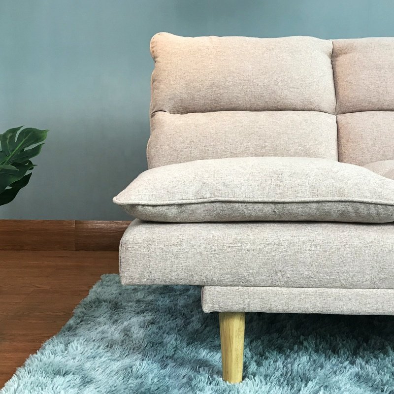 Modern New Design Recliner Chair Fabric Double 2 seater Folding Couch Living Room White Sofa Cum Bed For Home Deco Furniture