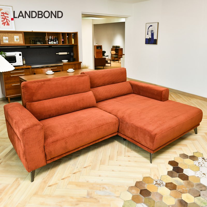 Shunde Furniture living room recliner sofa set lounge corner Modern style corduroy luxury hotel Fabric sofa set