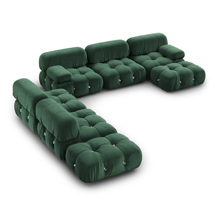 Foshan luxury furniture comfort couch modular sofa set modern living room sectional sofa