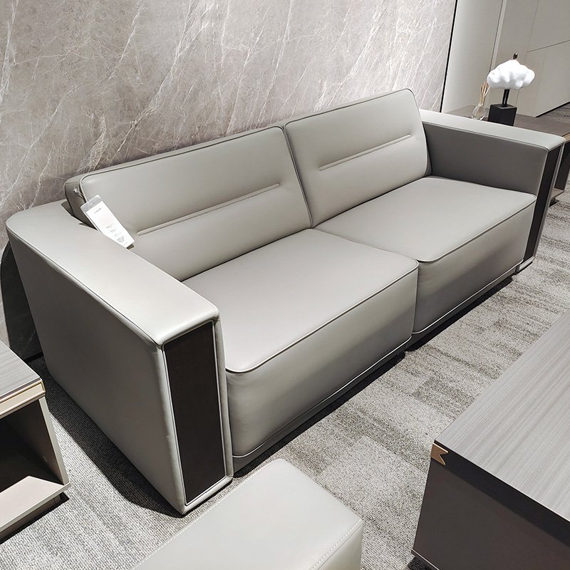 Wholesales grey modern office furniture modern sofa leather executive office sofa