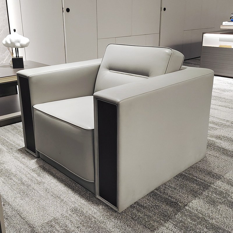 Wholesales grey modern office furniture modern sofa leather executive office sofa