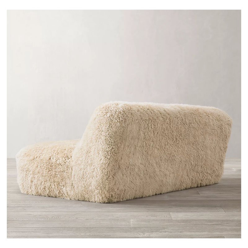 Indoor sofa set furniture comfortable living room sofa sheepskin sofa