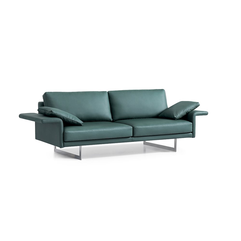 New arrival executive office reception sofa designs for sale modern green leather office sofas