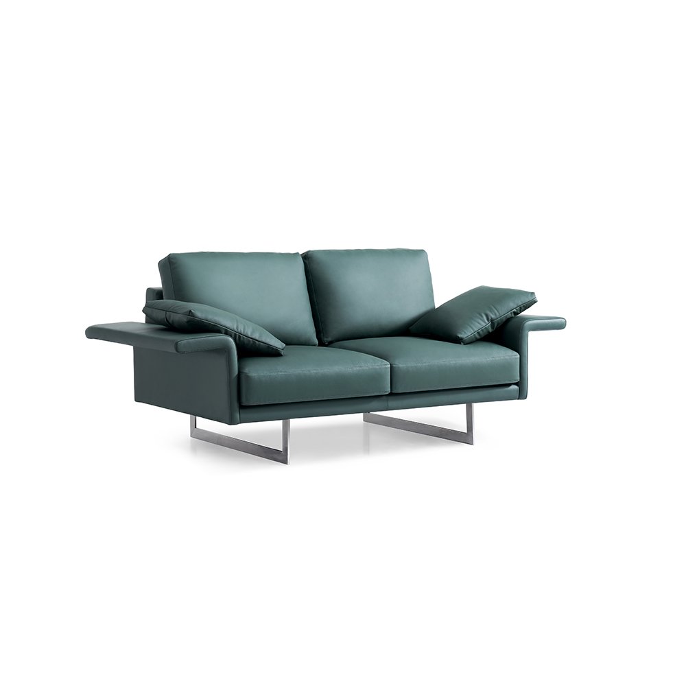 New arrival executive office reception sofa designs for sale modern green leather office sofas