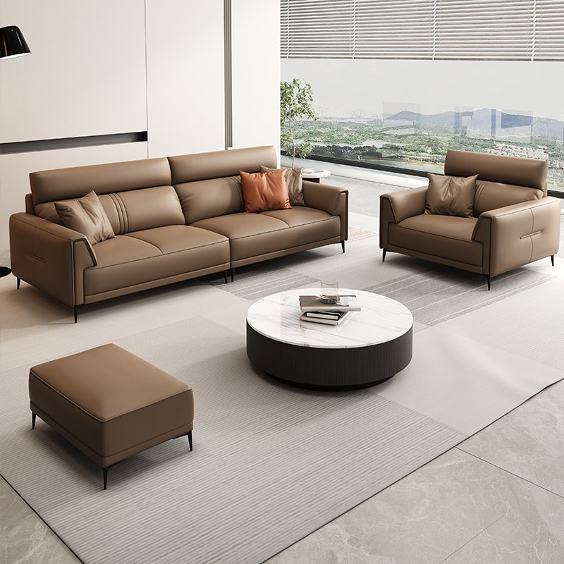 Modern Designer Home & Office Sofa Set Single Leather Chair at Low Price Three-Seater for Living Room or Hotel Use