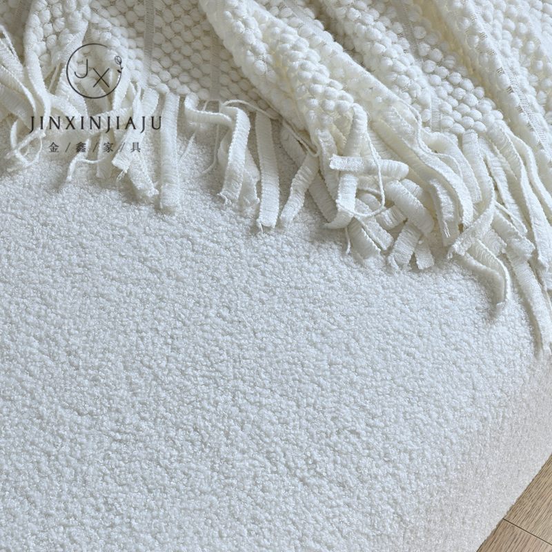 Modern Simple Creative Special-shaped Cashmere Sofa Living Room Model Room Light Luxury Sofa Fabric Designer Villa Small Family