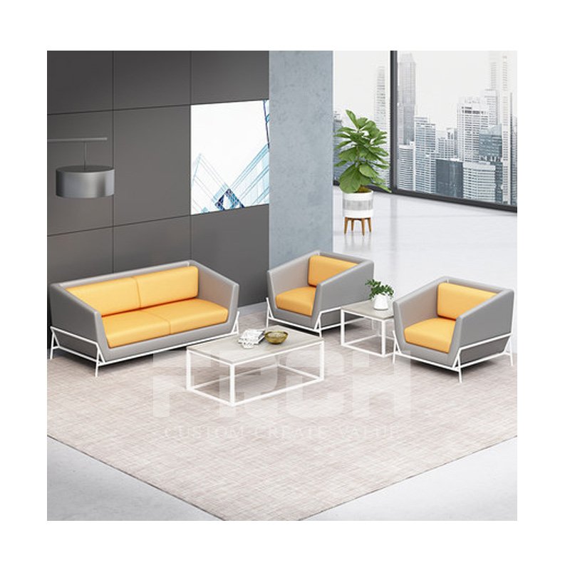 China Suppliers Custom Make Luxury Commercial Office Sofa High Quality New Leather Sofa Set