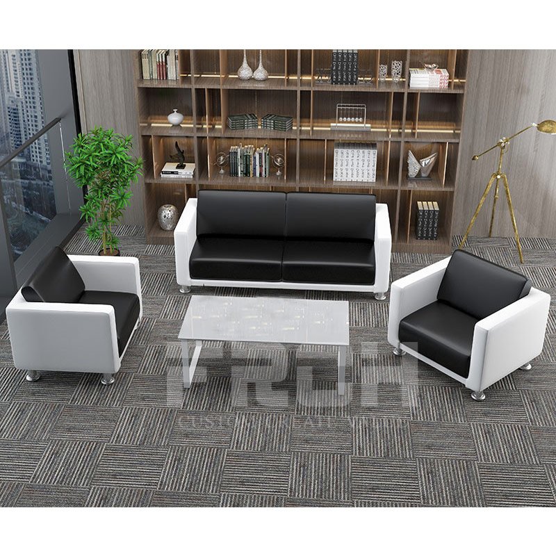 China Suppliers Custom Make Luxury Commercial Office Sofa High Quality New Leather Sofa Set