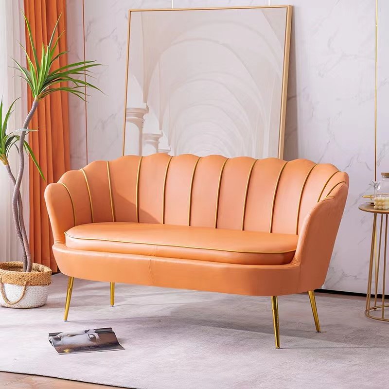 Factory direct accent chairs furniture comfortable and stylish crafted velvet sofa three-seater sofa for living room