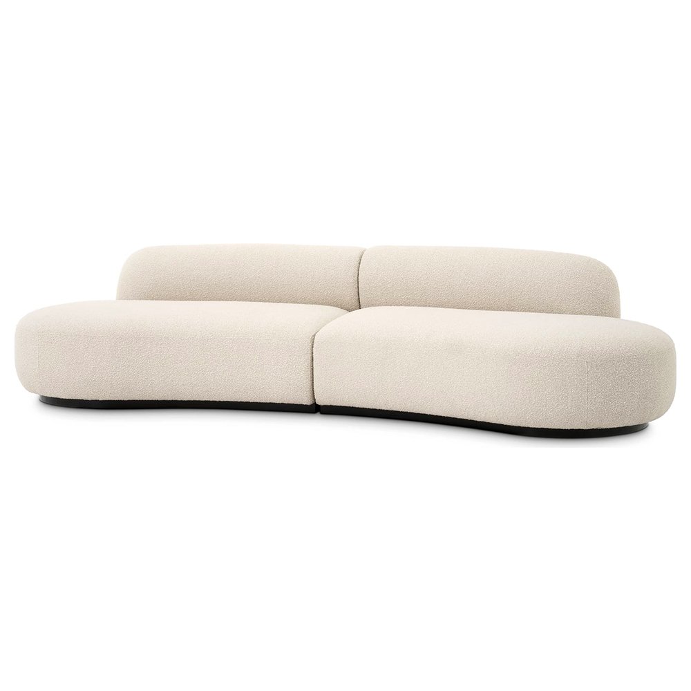factory Wholesale Design Modern Modular Sofa Sectional Couch Curved Shape Assemble Sofa Luxury Living Room Furniture sofa Set