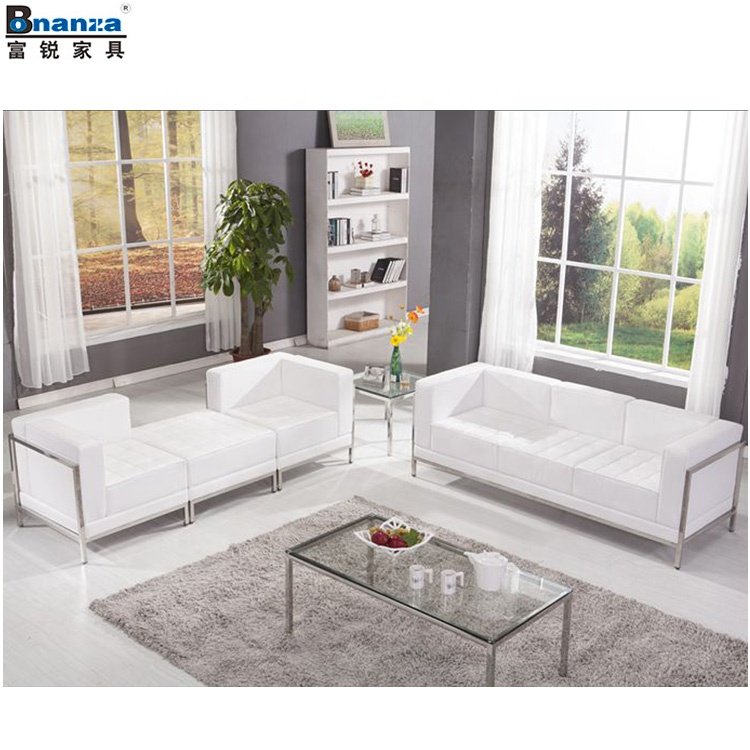 Bonanza 2023 New Modern leather corner living room sofa set furniture 816#