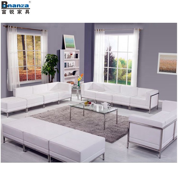 Bonanza 2023 New Modern leather corner living room sofa set furniture 816#