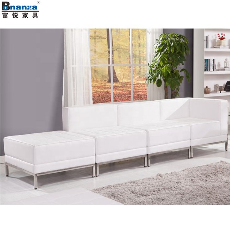 Bonanza 2023 New Modern leather corner living room sofa set furniture 816#
