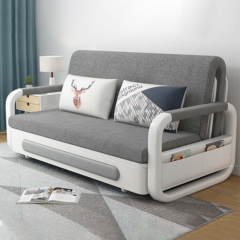 Modern space saving furniture Wooden Folding Chair Sleeper Three Seat sleeper sofa pull out bed Living Room Functional bed Divan