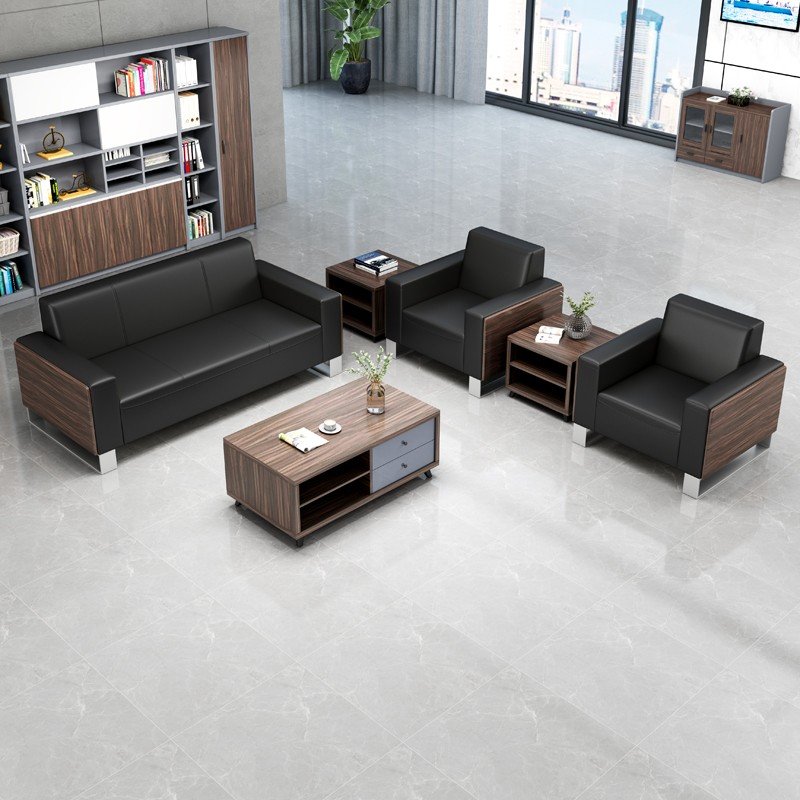Chuangyue Business office sofa modern office sofa combination set is suitable for business office living room or hotel use