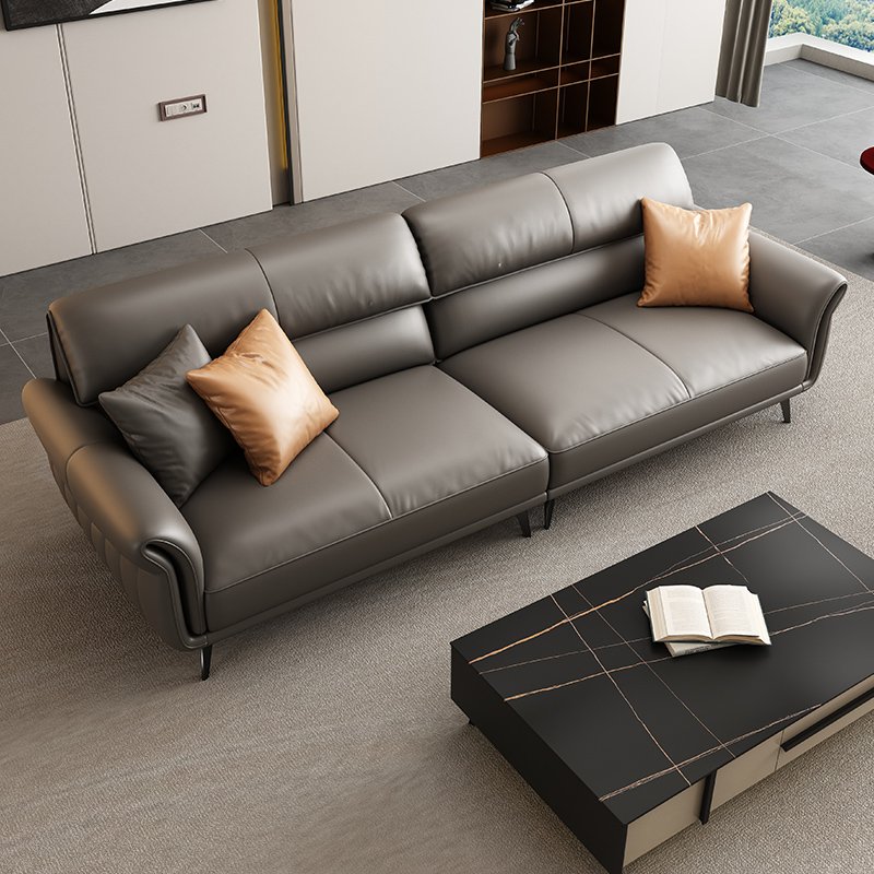 Italian Style Modern Three-Seat Office Sofa for Home Office Living Room Hotels Schools Villas Office Buildings