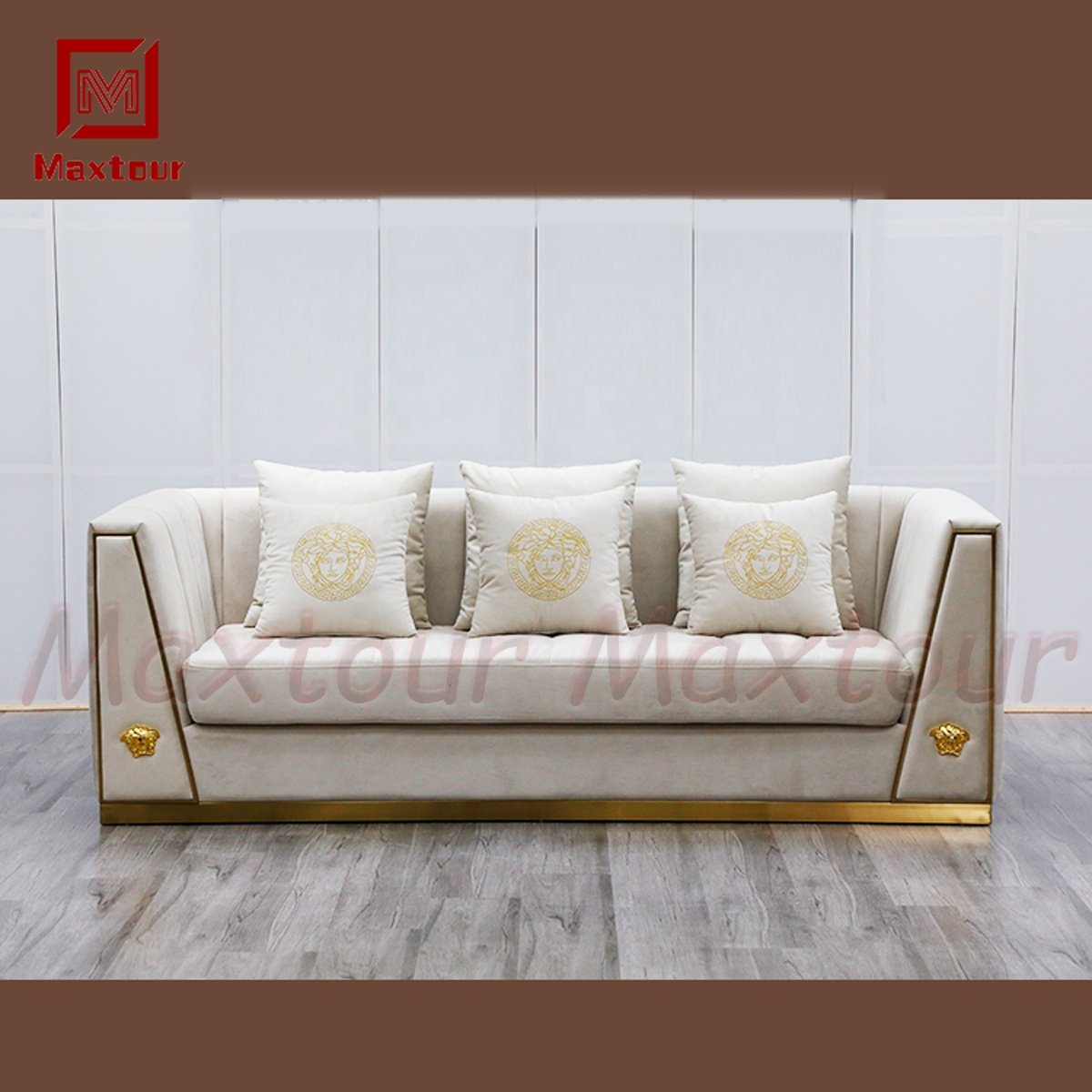 Factory Direct Luxury Home Modern Leather Sofa Sets Living Room Furniture Section Sofas