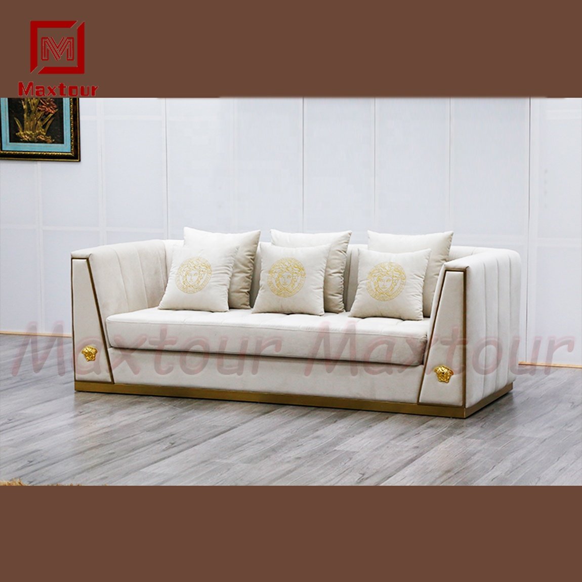 Factory Direct Luxury Home Modern Leather Sofa Sets Living Room Furniture Section Sofas
