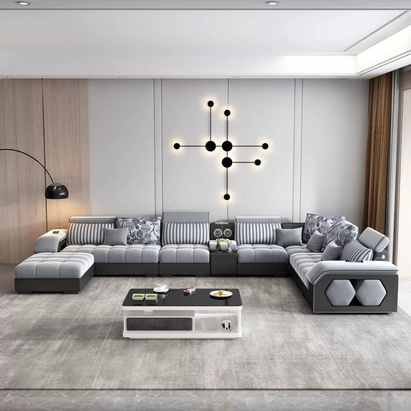 living room luxury sofa set modern sectional sofa living room furniture living room leather extra large corner sofa