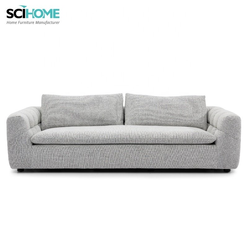 SCIHOME Living Room Furniture Boucle Fabric Sofa Couch