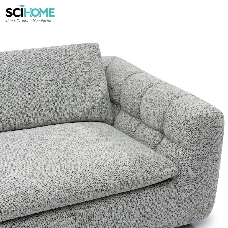 SCIHOME Living Room Furniture Boucle Fabric Sofa Couch
