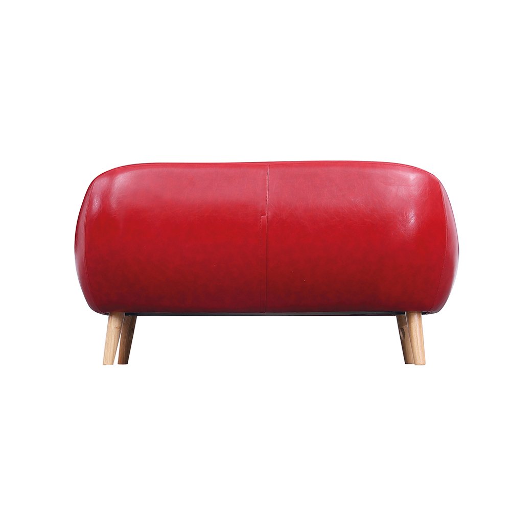 Hot selling red leather office sofa high-end club reception sofa lounge reception sofa