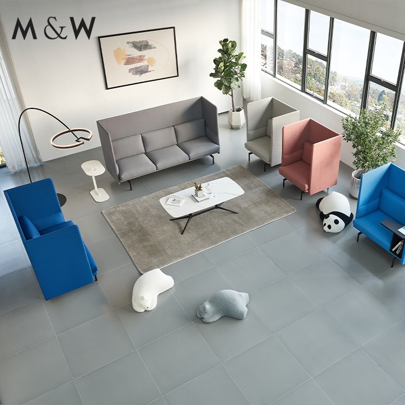 M&W Commercial Chatting Area Office Pod Seating, Meeting Pod ,Soundproof Meeting Room Pod