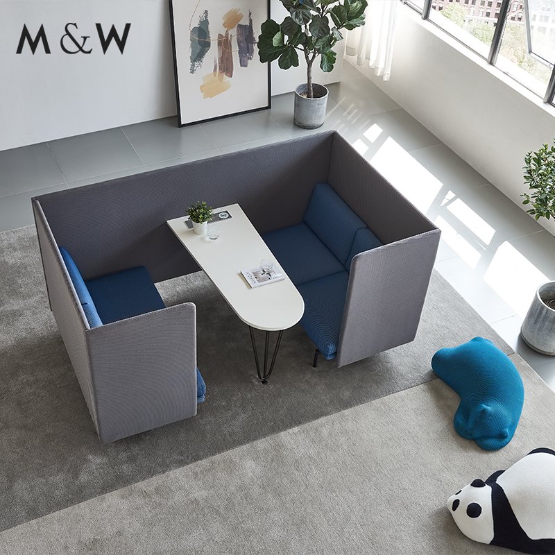 M&W Commercial Chatting Area Office Pod Seating, Meeting Pod ,Soundproof Meeting Room Pod