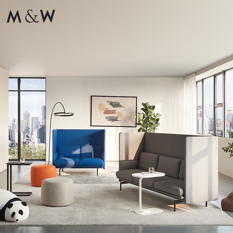 M&W Commercial Chatting Area Office Pod Seating, Meeting Pod ,Soundproof Meeting Room Pod
