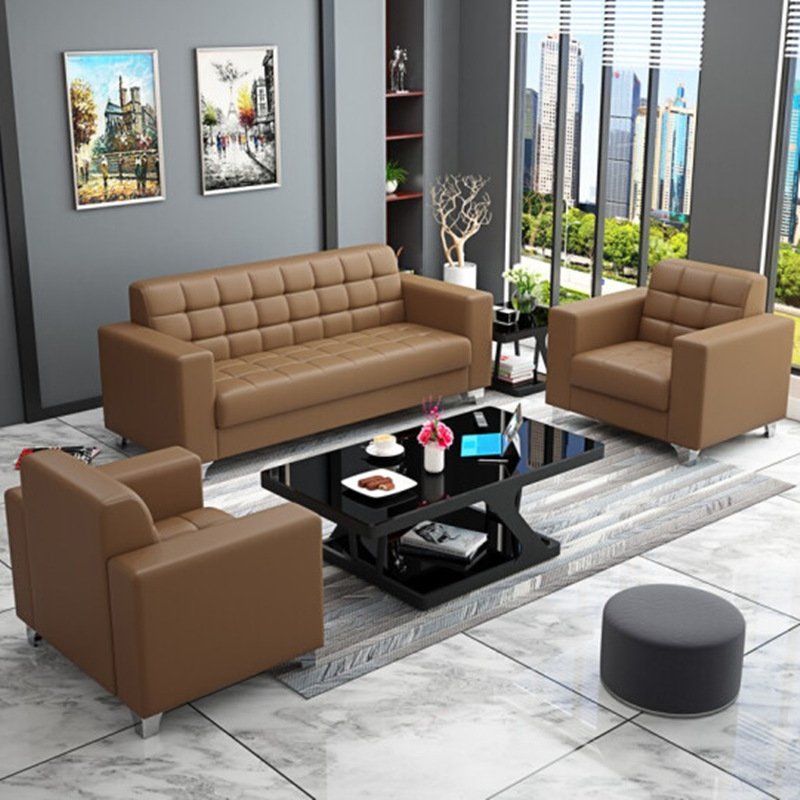 Office Furniture Guest Executive Office Sofa Set Furniture Modern Reception Visitor Office European Style Sectional Sofa Modular