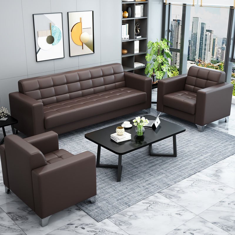 Office Furniture Guest Executive Office Sofa Set Furniture Modern Reception Visitor Office European Style Sectional Sofa Modular