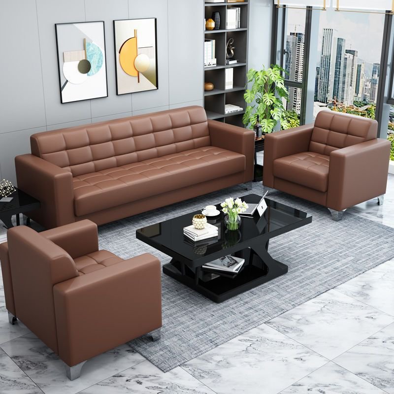 Office Furniture Guest Executive Office Sofa Set Furniture Modern Reception Visitor Office European Style Sectional Sofa Modular
