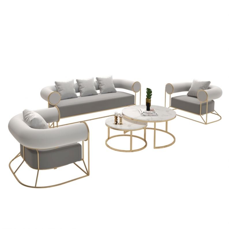 Nordic Modern Simple Style Design Reclining Modern Couch Living Room Office Sofa