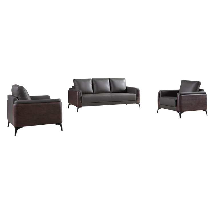 Foshan New Arrival Modern Leather Sectional Living Room Sofa Office Sofa Furniture(ZB-F620)