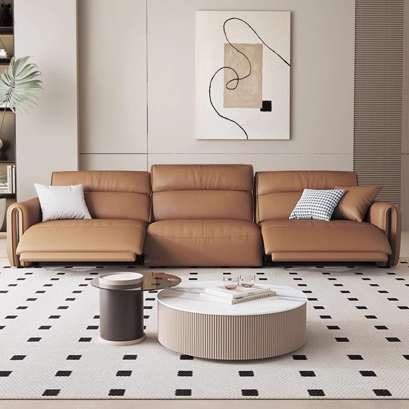 lounge couches luxury living room electric sofa recliner set leather sofas for home furniture living room modern