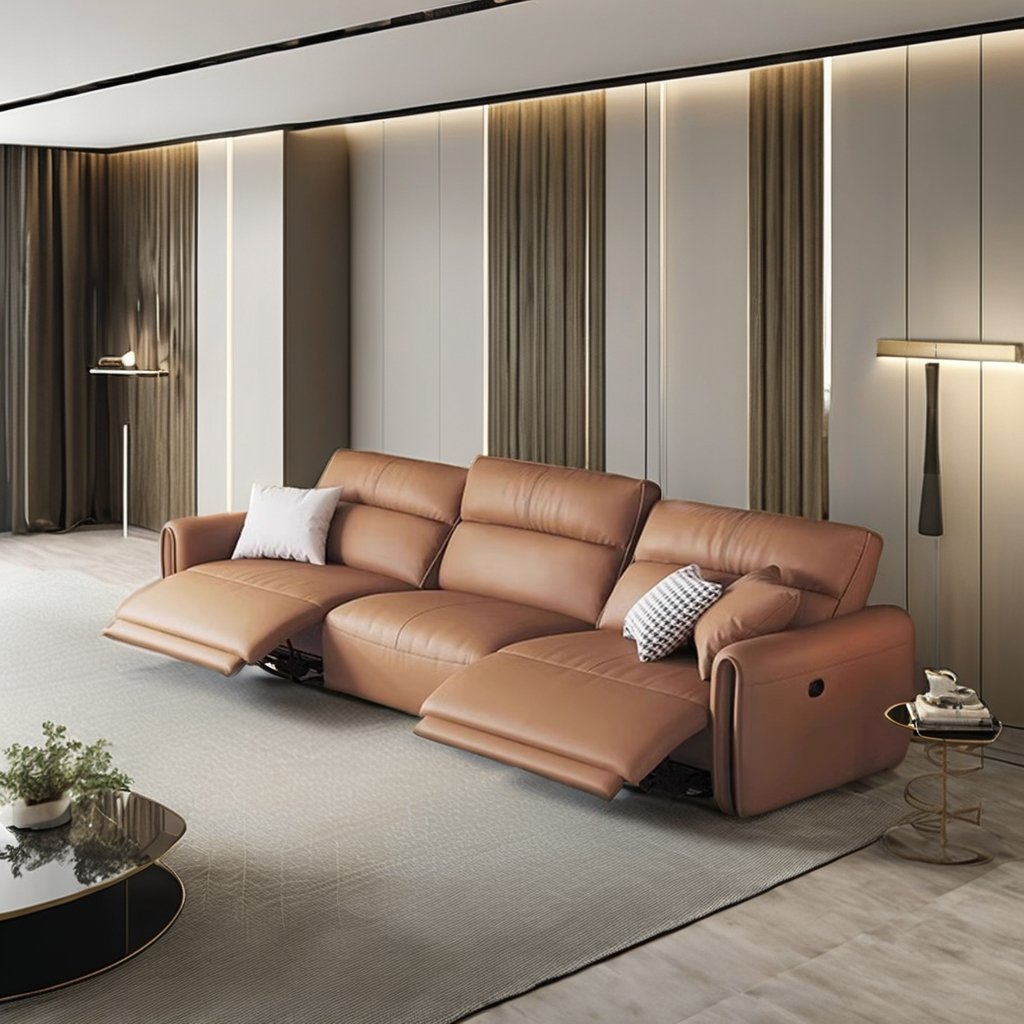 lounge couches luxury living room electric sofa recliner set leather sofas for home furniture living room modern