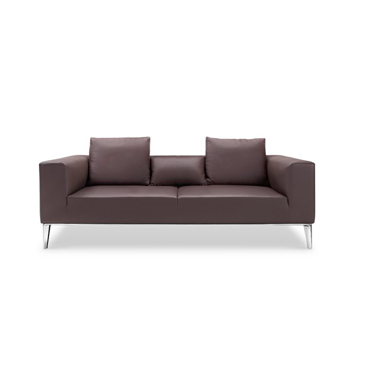 Contemporary Office Reception modern design leather 1+1+3 seater cheap office sofa