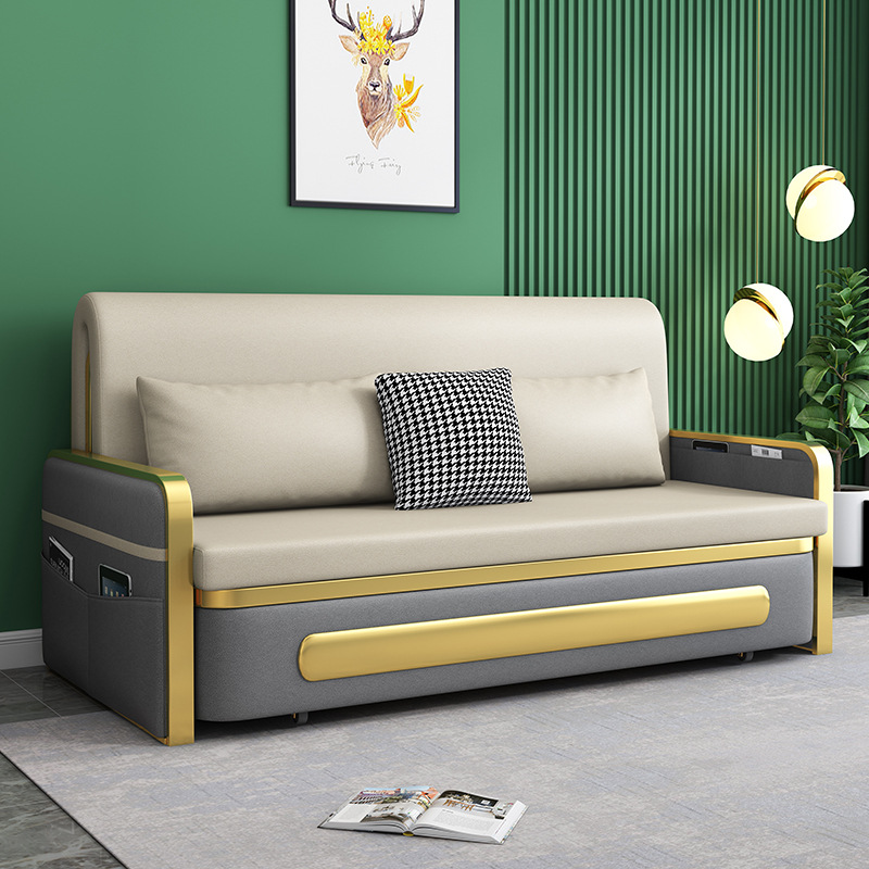 Hot selling modern sofa bed furniture leather sofa beds with storage sofabed folding sofa bed