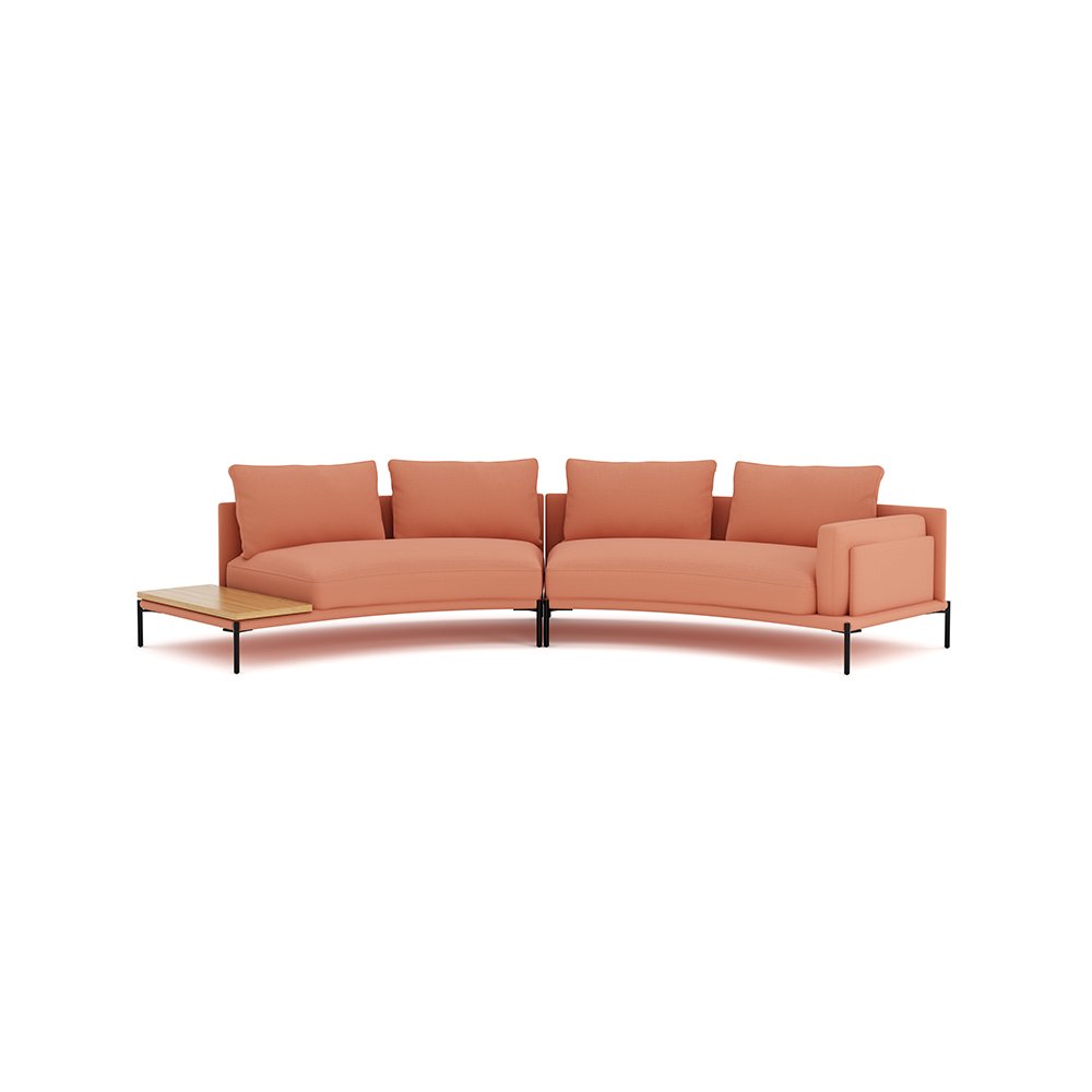 Fabric sofa Modern Style Modular Orange Sectional Sofa Set Office Furniture Commercial sofa