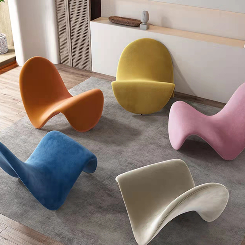 Comfortable Living Room Sofas Chair High Quality Recliner Lazy Couch Chair Fabric Floor Couch Sofa