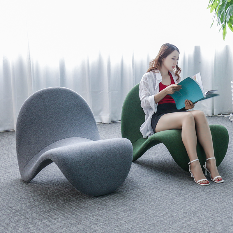 Comfortable Living Room Sofas Chair High Quality Recliner Lazy Couch Chair Fabric Floor Couch Sofa