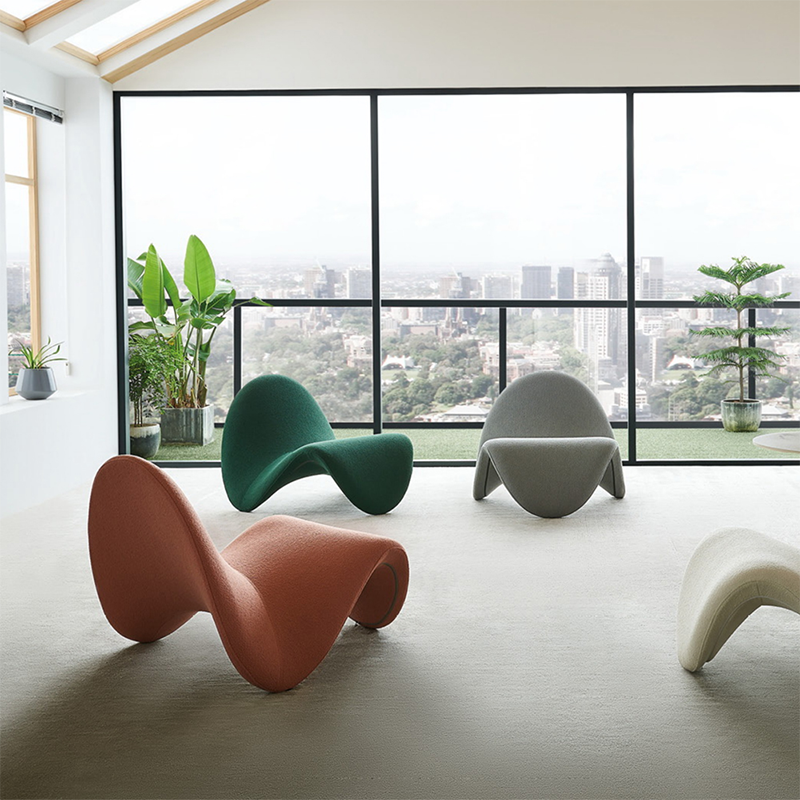 Comfortable Living Room Sofas Chair High Quality Recliner Lazy Couch Chair Fabric Floor Couch Sofa