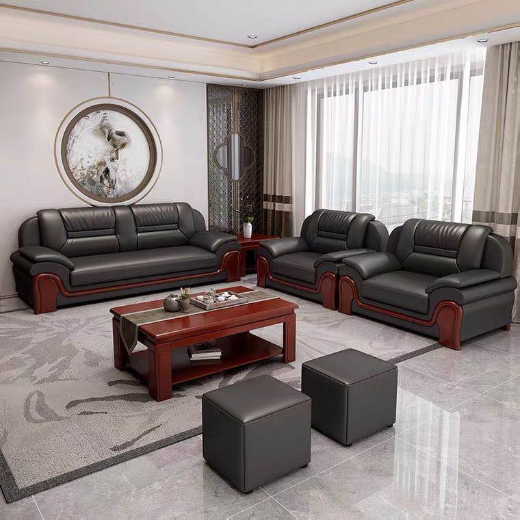 furniture sofa, leather sofa set, modern classic office sofa
