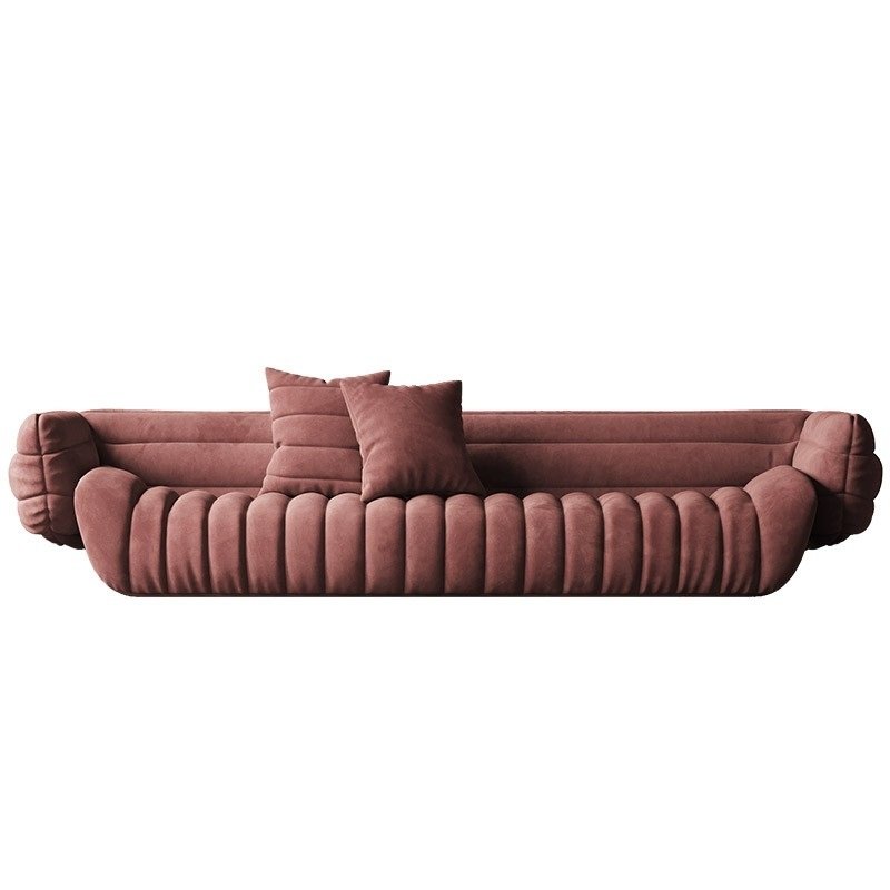 Minimalist high quality furniture Italian designer sofa 3 seater fabric living room couch